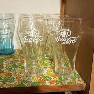 Coke glasses  set of 6